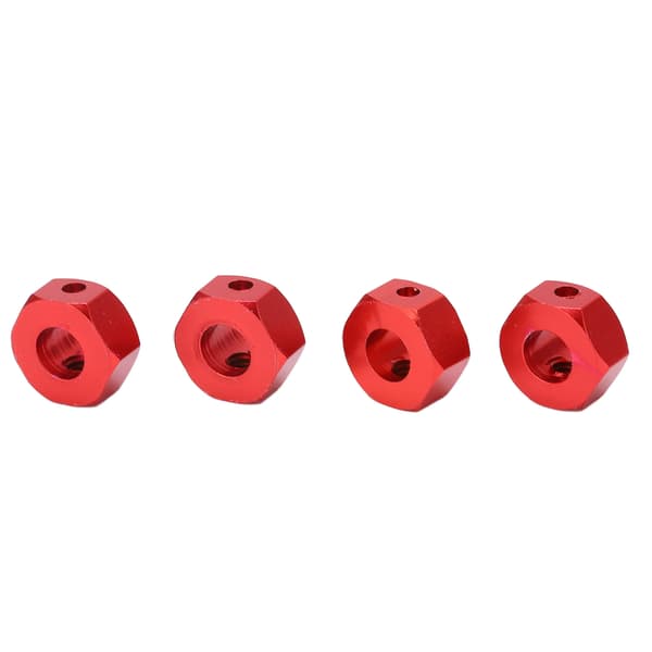 RC Hex Hjulnavadapter Navbreddande Koppling för Traxxas 1/10 RC Crawler Bil Röd 6mm