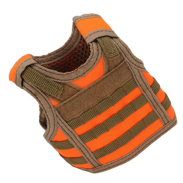 Ølvester Mini Drikkevester Holder med Justerbare Skulderstropper for Bokser og Flasker Oransje