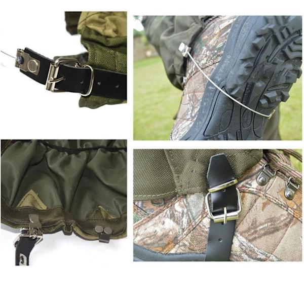Ormgajrar Ormbettsskydd för Underben Utomhusvandring Vattentäta Justerbara Stövlar Skydd Leggings Gaiters för Camping Fiske