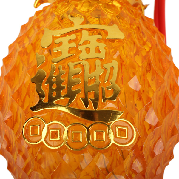 LED Lotus-lampe Faux Gul Krystal Blød Varmt LED-lys Energibesparende Buddha-lampe til hjemmet Buddha Gud af Rigdom 10 tommer, gul, 1 par
