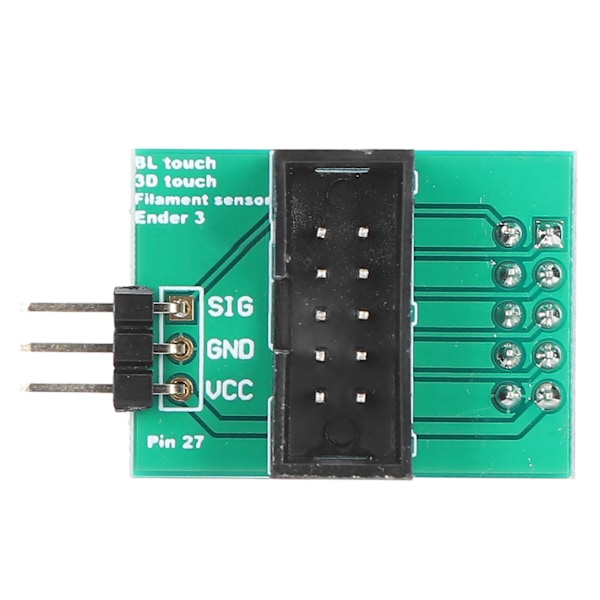 Adapterkort Bredare Strömkanal Grön Filamentsensor för Creality Ender3 CR10 BLTOUCH