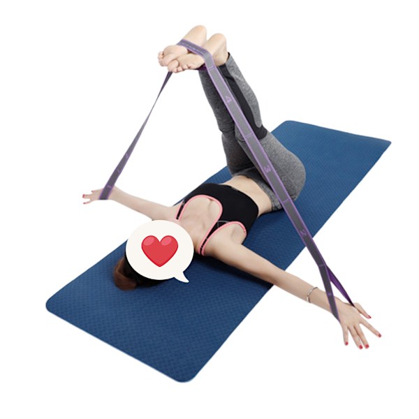 Yoga Fitness Motståndsband Barn Vuxna Latindans Elastiskt stretchbälte Dragrem för Träning