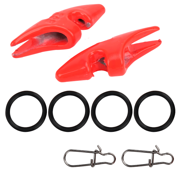 Reke-agnhodebeskyttelse Drop Weights Agnsenk med spenner for fiskeutstyr 25g/0,9oz