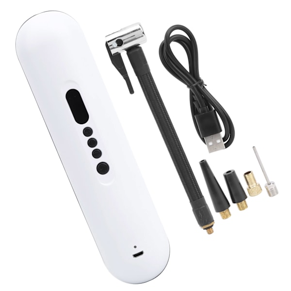 ZTTO Luftpump Trådlös Bärbar Smart Digital Display Elcykeldäck Inflatorwhite