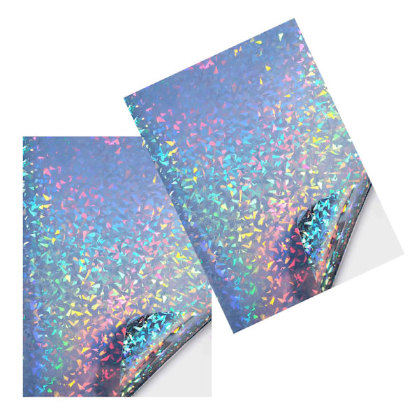 20 stycken Bläckstrålepapper Vinyldekalpapper Vattentätt självhäftande papper Glas Blommig textur A4 210x297mm