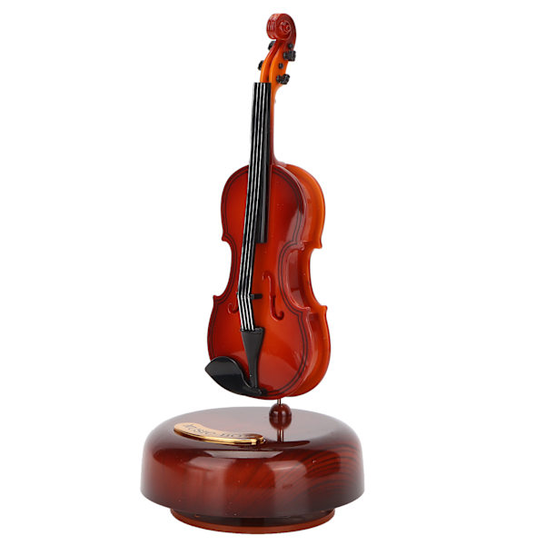 Gitarr Musikkasse Ornament Klassisk Instrument Dekor med Stativ for Hjem Vin Skap Dekorasjon Gave
