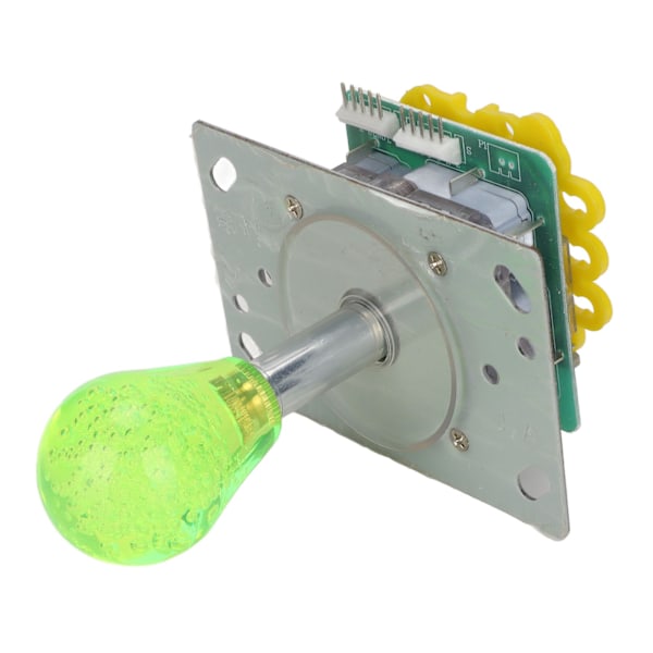 Arcade Joystick Kit Fargerik 5-pin Oval Krystall Automatisk LED Fargerik Opplyst Joystick for Spillkonsoller
