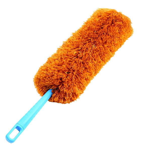 Pestävä antistaattinen pehmeä mikrokuitu Clean Duster Kotihuonekalut Auton puhdistustyökalu (kahvi)