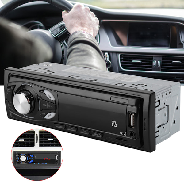 12V Bluetooth MP3-spiller Støtter Minnekort USB-minne FM-radio Lydanlegg Universal Bildeler