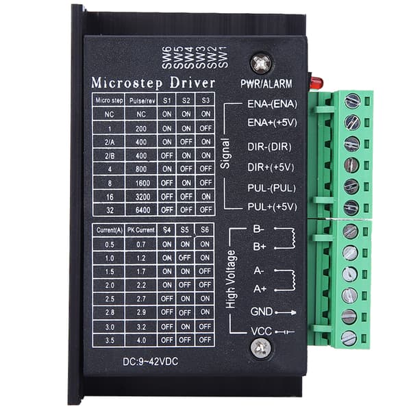 Driver Controller CNC 32 Underinndeling 42/57 Steppermotor TB6600 Kontrollmodul 4.0A 42V