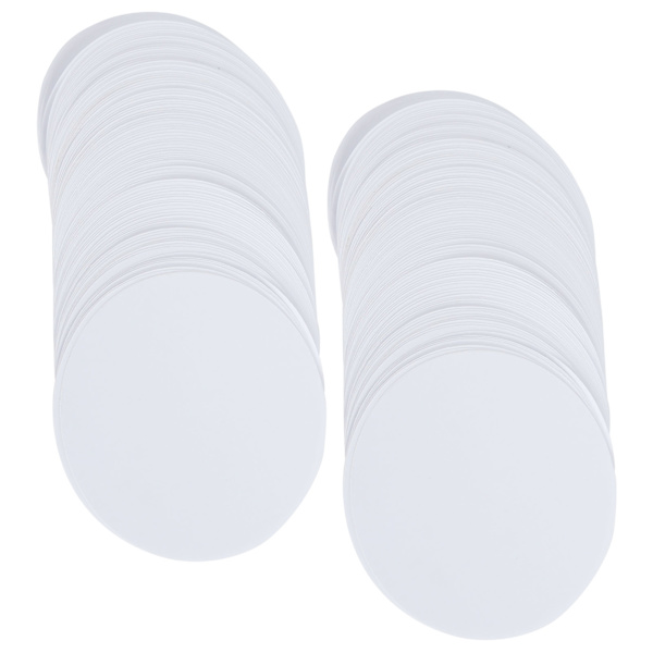 100 stk Blanke Badge Papir Fotoskriver Tilbehør DIY Maleri Håndlavet Håndværk (58mm)
