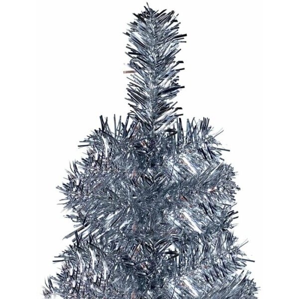 Smalt Sølv juletræ 180 cm