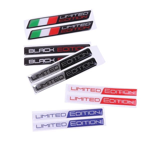 3D Bilmærkat Limited Edition Emblem Badge Decal Case Bil Styl C