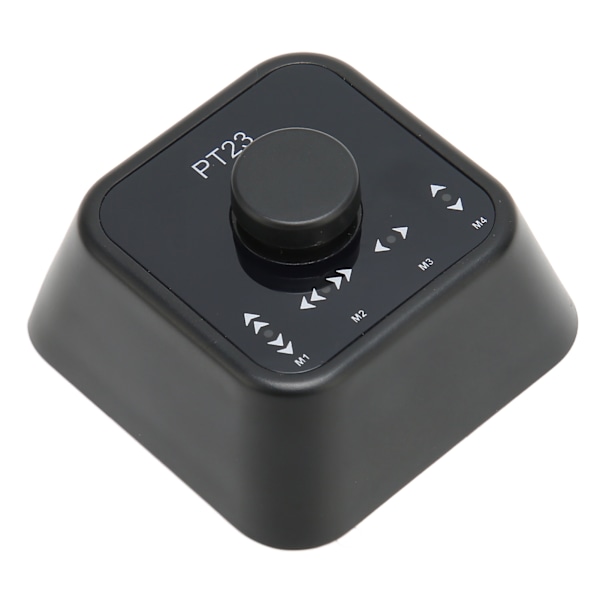 Bluetooth Sidevender Pedal Opladeligt Trådløs Multimediakontrol Nøgleafbryder til Computertelefon Sort