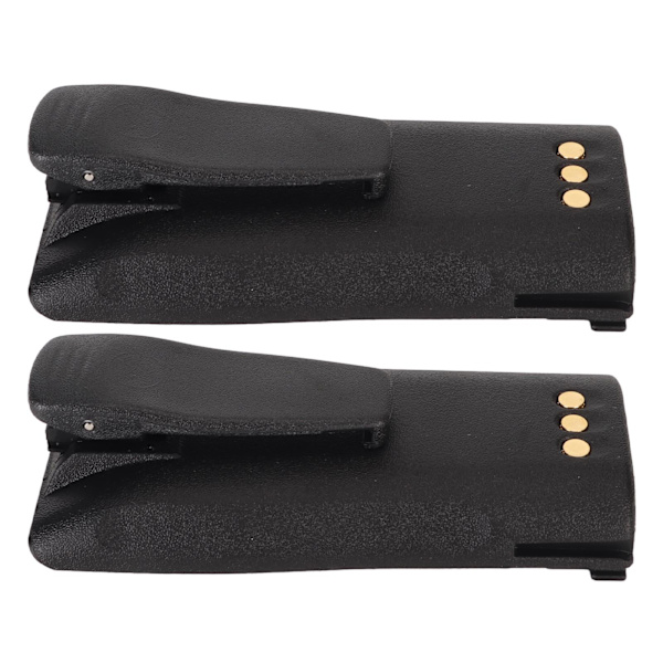 2 kpl Walkie Talkie Li-ion-akkua 2600mAh 7.4V 2-suuntainen radioakku vyökiinnityksellä Motorola CP040 CP150 CP200 CP380