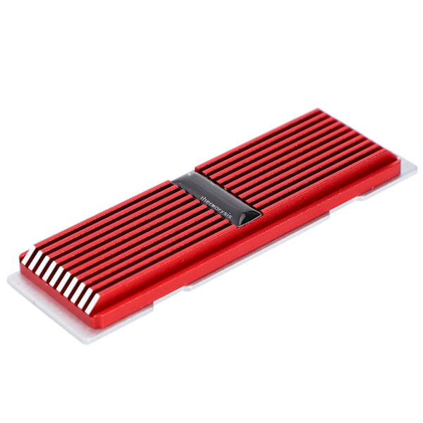 Solid State-disk Kjøleplate Termisk Pute SSD Helt i Aluminium Kjøledeler 2280 M2Red