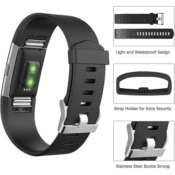 Fitbit Charge 2 -vaihtohihnat - Yhteensopiva hihna Charge 2 HR:lle