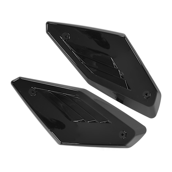 2 stk Motorsykkel Sidepanel Luftinntak Deksel Beskyttelse Erstatning for CB650R 2019 2020 2021 Svart