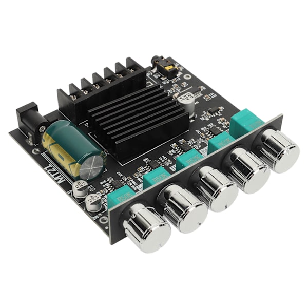MT21 50W 100W 2.1-kanals Subwooferförstärkarkort Bluetooth Power AMP-modul med diskant- och basreglering