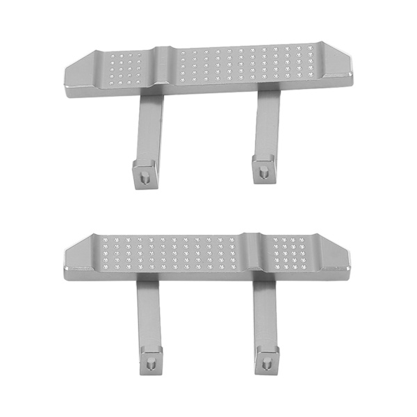 Metallpedaler i aluminiumlegering, utsøkte sideplatepedaler for D90 for D91 for D96 for D99 for D99S 1/12 RC klatrebil R790S sølv