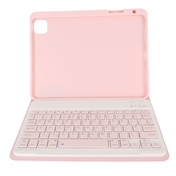 Tabletin näppäimistö UK-asettelu 10 metriä Bluetooth-yhteys Suojaava kotelo Langaton näppäimistö IOS Tablet Air 4/5 10.9 tuumaa Vaaleanpunainen