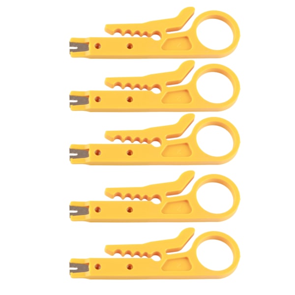 5 stk Mini Wire Stripper Bærbar Holdbar Nettverks Wire Stripper for CAT5 CAT5e CAT6 Datakabel 3D-skriver PTFE Tube