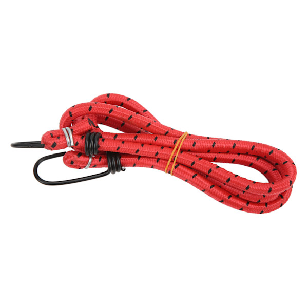 Bungee-narut koukkujen kanssa Elastisen kumin Bungee-naru Hihnat pyörän tavaratelineelle CampingRed