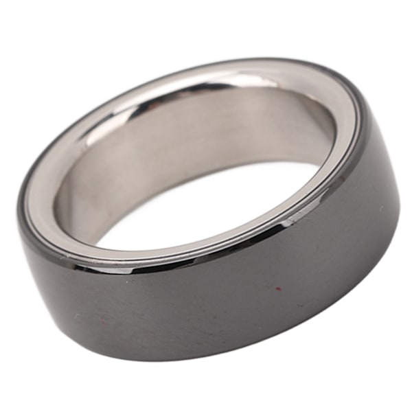 Smart Ring Vanntett Multifunksjonell Lett Sove Sports Monitor Fitness Ring for Menn Kvinner Trening Fritid Svart Størrelse 20