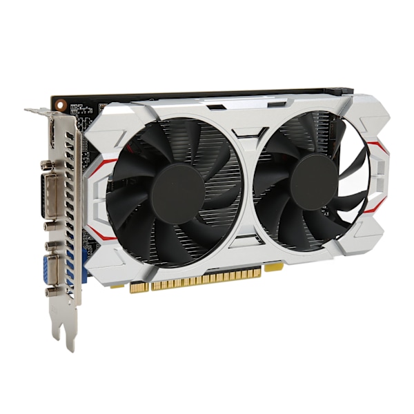 Gaming Grafikkort 4K HD-utgång GDDR5 128BIT Dual Fans 1072MHZ 5400MHZ Grafikkort för stationära datorer GTX750TI 4GB