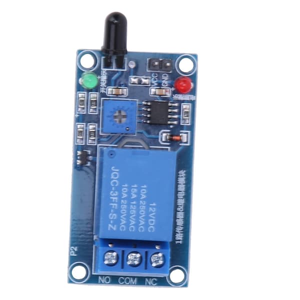 【NX】Infrarød flammesensorrelémodul 12VDC 760~1100nm