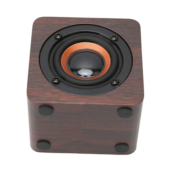 Bluetooth-kaiutin Monitoiminen retro langaton Bluetooth-kaiutin kotiin, matkalle ja ulkoiluun, pähkinä