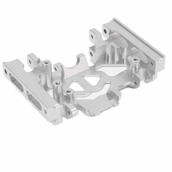 Girkassebase, Medium Mount Chassis Skid Plate, Aluminiumlegering for TRAXXAS TRX4 1/10 RC Crawler