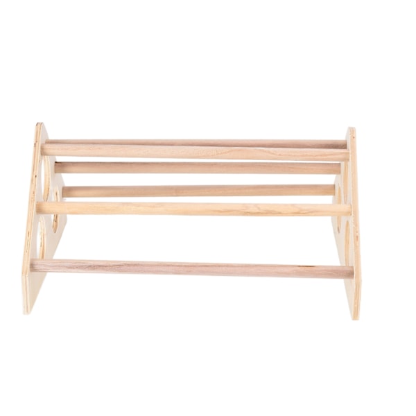 Pet Chicken Wood Stativ Handgjord liten kyckling Roost Rack för fjäderfähus Home Farm