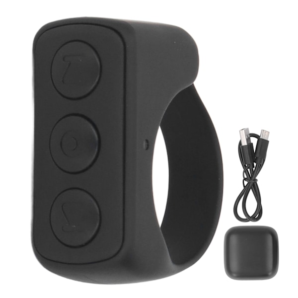 Fjernkontroll Page Turner Bluetooth Ring Controller Oppladbar for Telefon APP-enhet