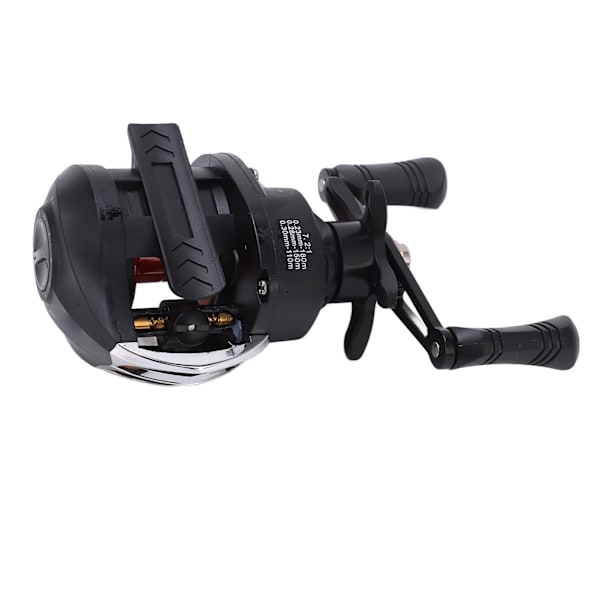 Baitcasting Low Profile Reel Raft Fiskehjul 7.2:1 Utväxling Plast Wire Cup LK201 Högerhänt
