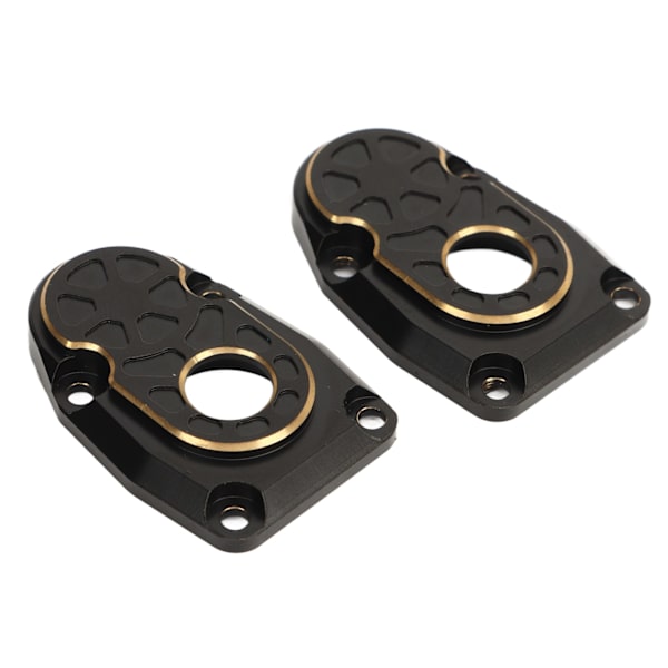 2 ST Messingportaldeksler Svart Stabilitet Portal Styrkehalshatt for Axial Capra SCX10 III AR45P 1/10