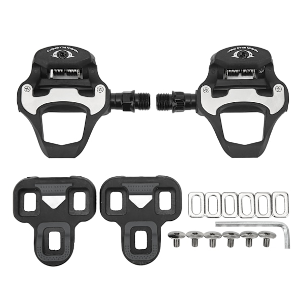 Selvlåsende sykkelpedaler med høy styrke aksel utvidet nylon sykling selvlåsende pedaler for landeveissykkel