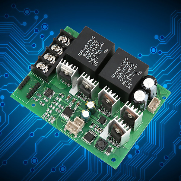 DC-moottorin nopeudensäädin Harjallinen moottorin PWM Eteenpäin Taaksepäin Kiertokytkin Ohjain 12V24V36V 40A
