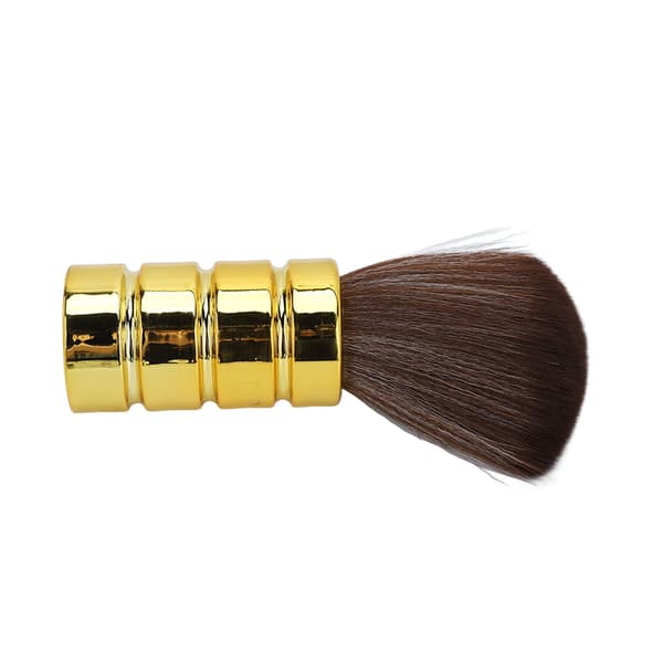 Barber Neck Duster Brush Myk skånsom galvaniseringsprosess Profesjonell halsrensebørste gull