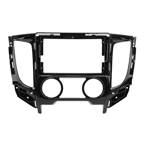 2DIN Bilstereo Radio Fascia Navigasjonspanel Trim Utbytting for Mitsubishi L200 Triton 2015‑2019 Manuell AC
