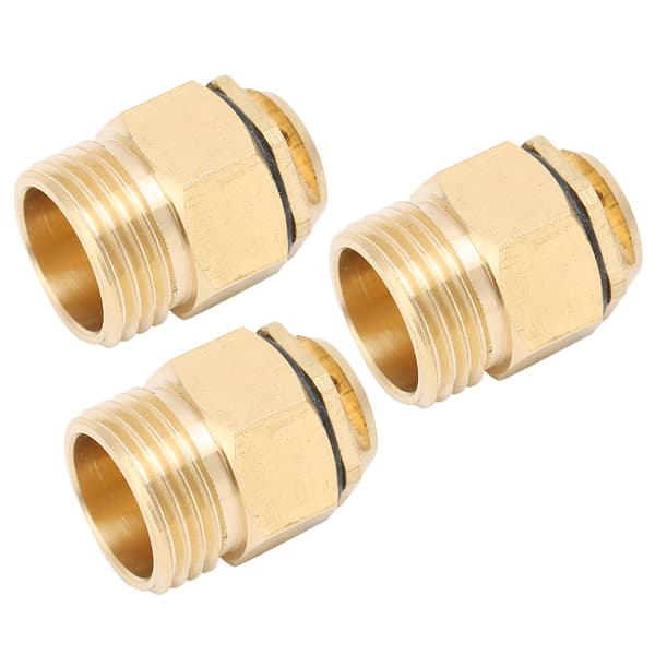3PCS G1/2 Refraktionssprinklermunstycke Justerbart Koppar Mikrosprinklerhuvud Trädgårdsbevattningstillbehör