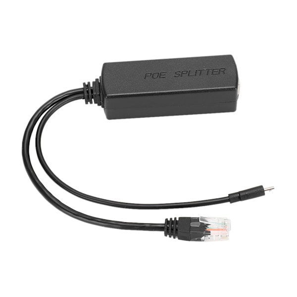 Ethernet DC48V til DC5V Power POE Splitter Adapter Injektormodul USB-stik