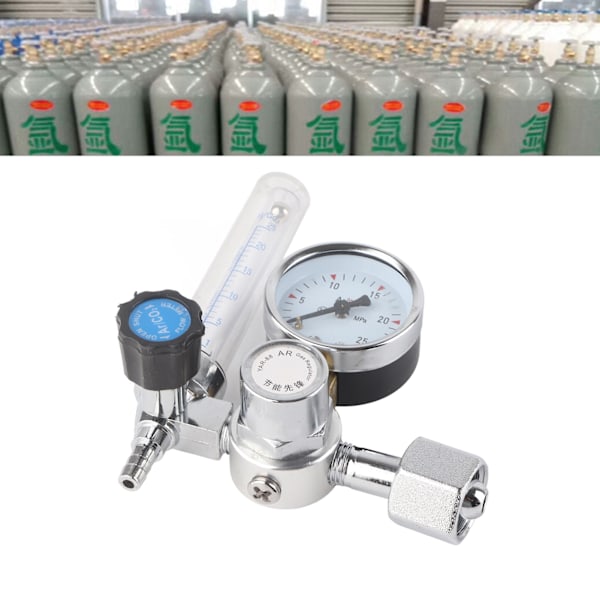 Argon CO2 Mig Tig Flowmeter Regulator Trykmåler Svejsdele