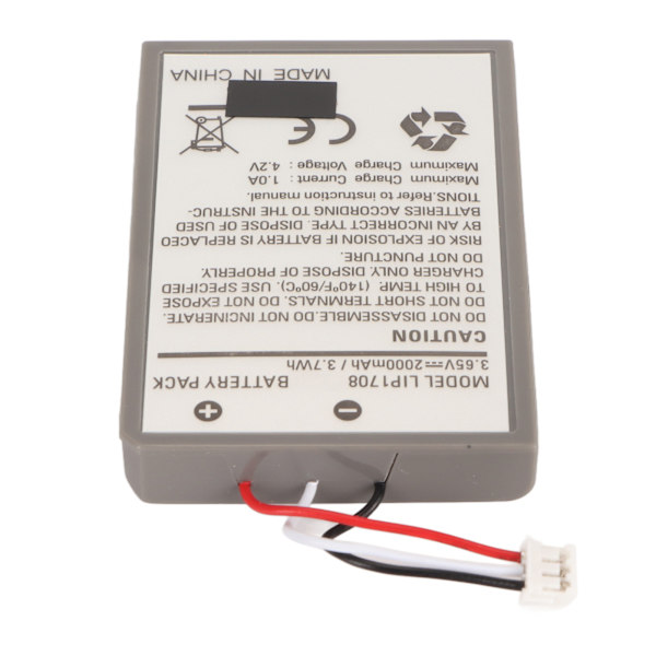 LIP1708 Ersättningsbatteri för PS5-kontroller 2000mAh spelkontrollbatteri för PS5 CFI-ZCT1W trådlös handkontroll
