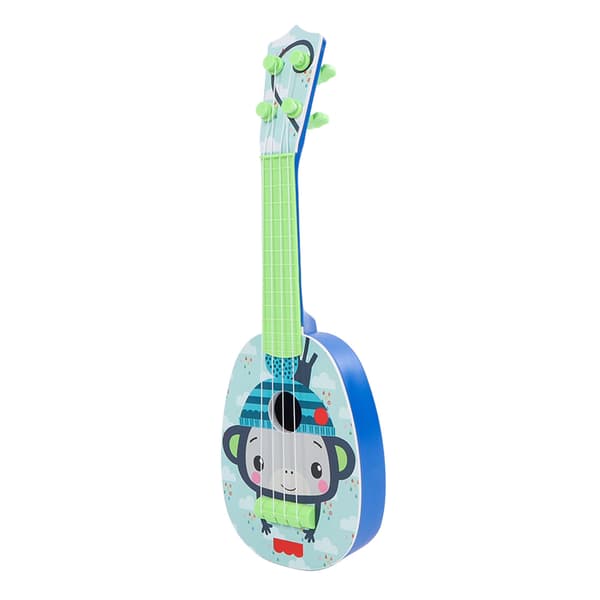 Ukuleleleksak för barn 4 strängar Utmärkt ljud Simulerad gitarr Musikinstrument för nybörjare Typ 2