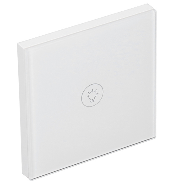 Smart Light Switch Trådlös fjärrkontroll Pekskärm Panel Timing Funktion Vägg Touch Light Switch för vardagsrum