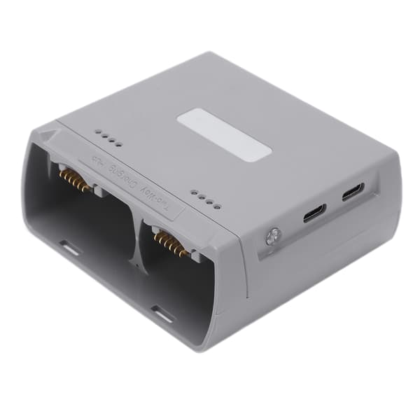 Toveis Batteriladerhub Smart Drone Batteri Tosidig Lader for DJI MINI 2 for MINI SE (Grå)