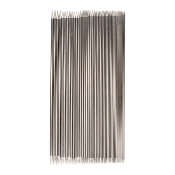 11 størrelser 44 stk dobbelspissede pinner sett 13,8 tommer lengde rustfritt stål DIY pinner for sokk 2 mm til 6 mm