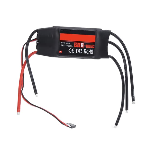 【NX】60A ESC elektronisk hastighetskontroller for fjernkontroll drone, fastvinget fly