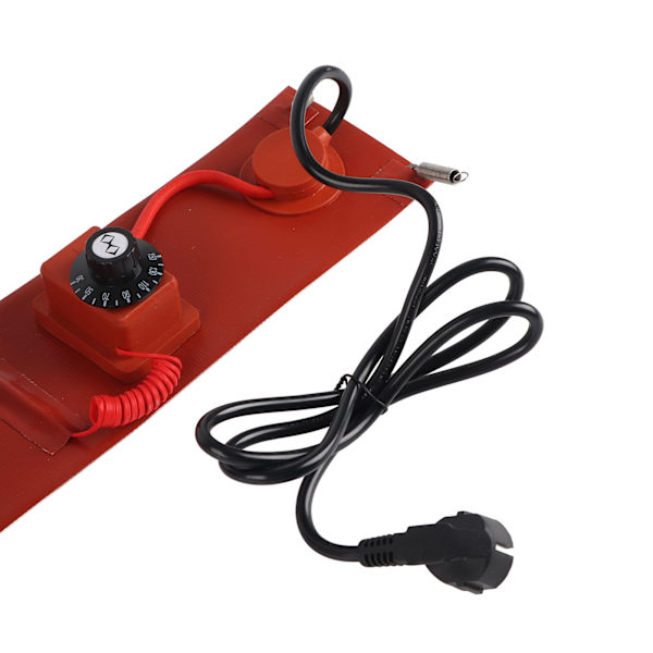 Metallinen tynnyrilämmitin Silikon 200L 1000W 30‑150℃ 125mmx1740mm Tynnyrilämmitin Lämpönauha EU-pistoke 220V